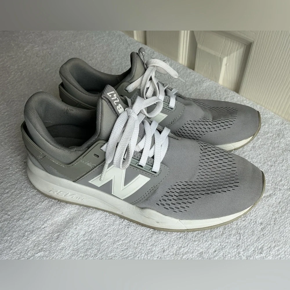 New Balance 247 Gray and White Women's Sneakers